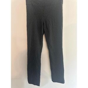 Jac & Rachel Gray Diamond Pattern Stretch Career Office‎ Pants